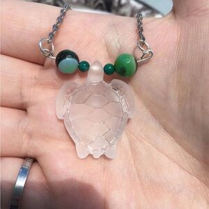 Hand Crafted Sea turtle necklace